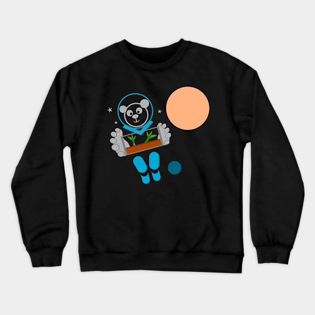 panda hope Crewneck Sweatshirt by taniplusshop